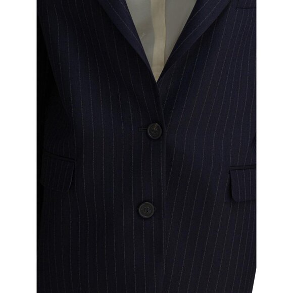 Golden Goose Single-Breasted Pinstripe Blazer Jacket tag size 42 Women - Picture 3 of 4